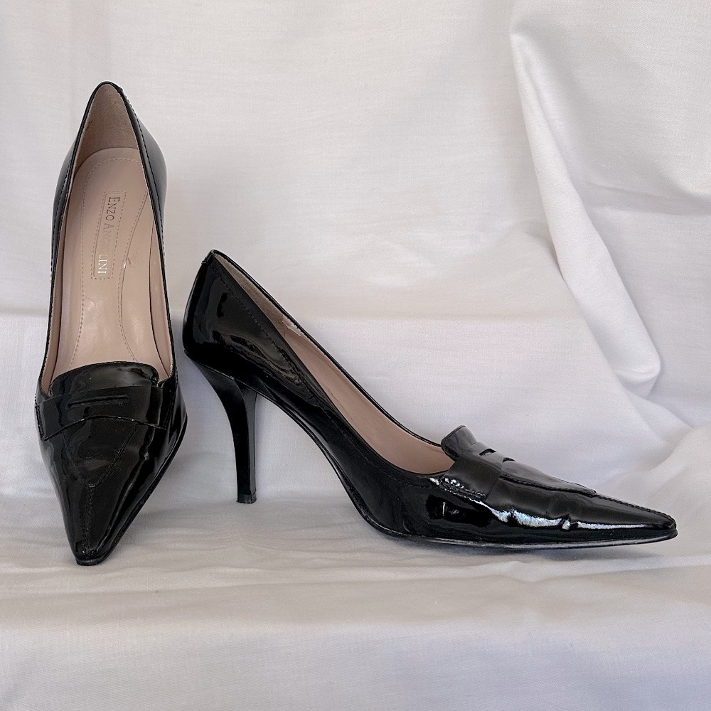 Enzo Angiolini Vintage Patten Leather Heels